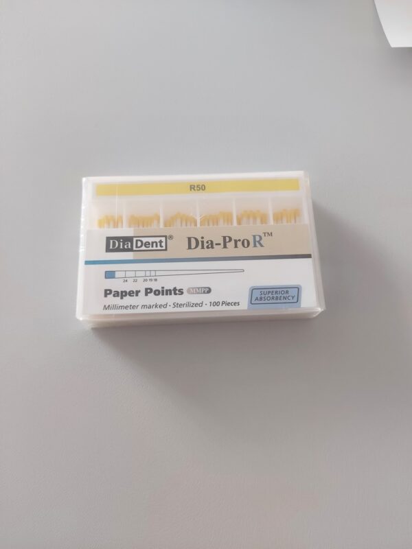 Diadent Dia-Pro R Paper Points - Resiproc Kanal Eğeleri İçin R50