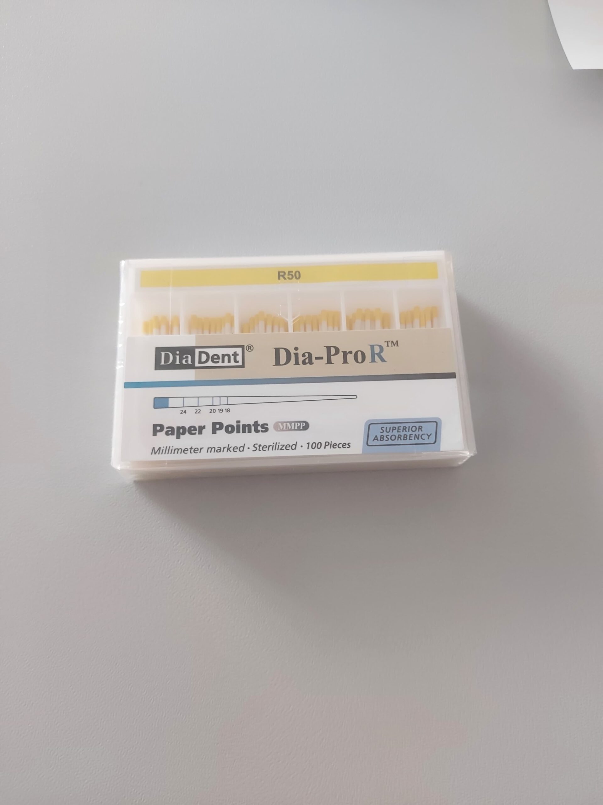 Diadent Dia-Pro R Paper Points - Resiproc Kanal Eğeleri İçin R50