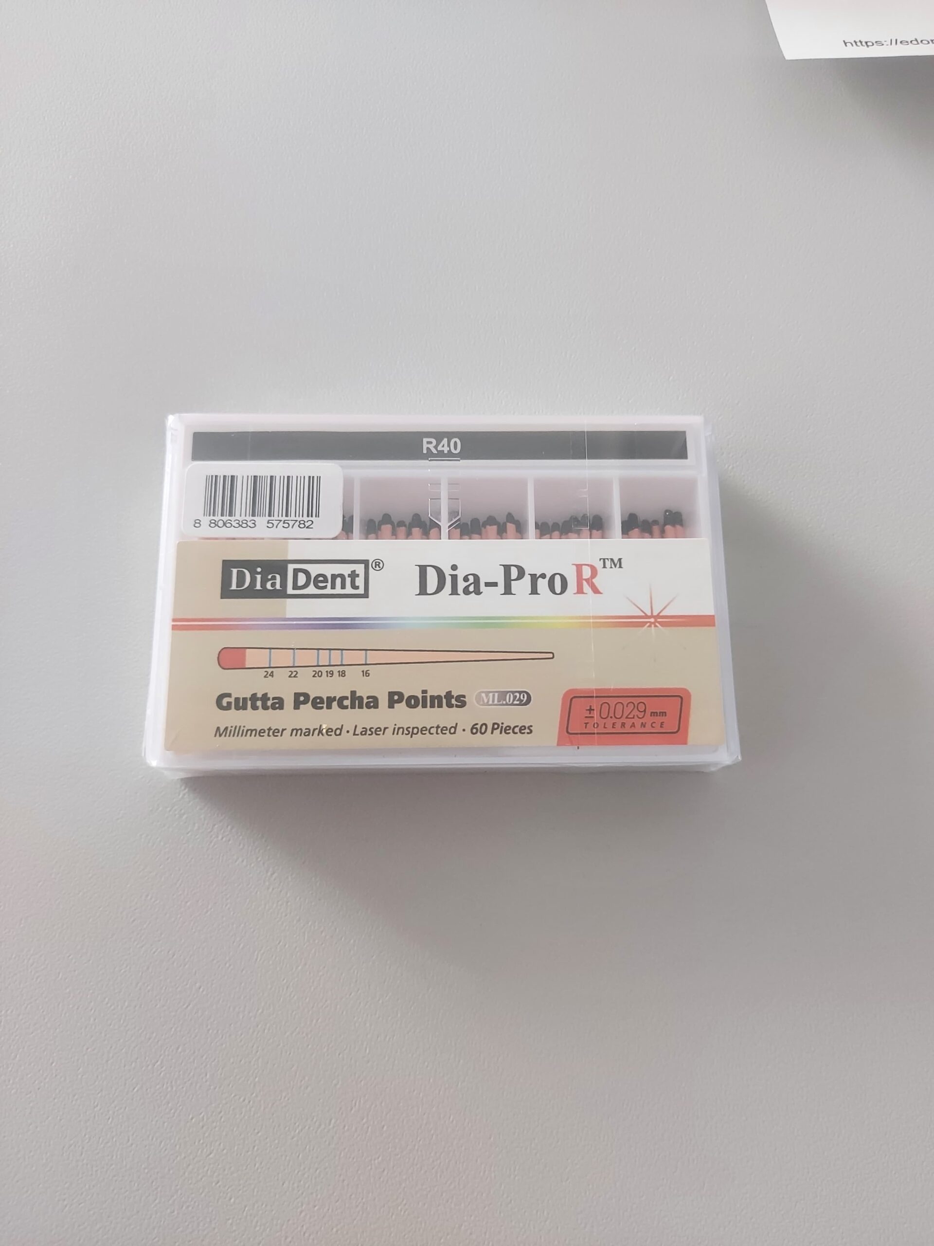 Diadent Dia-Pro R Gutta Percha Points - Resiproc Kanal Eğeleri İçin R40