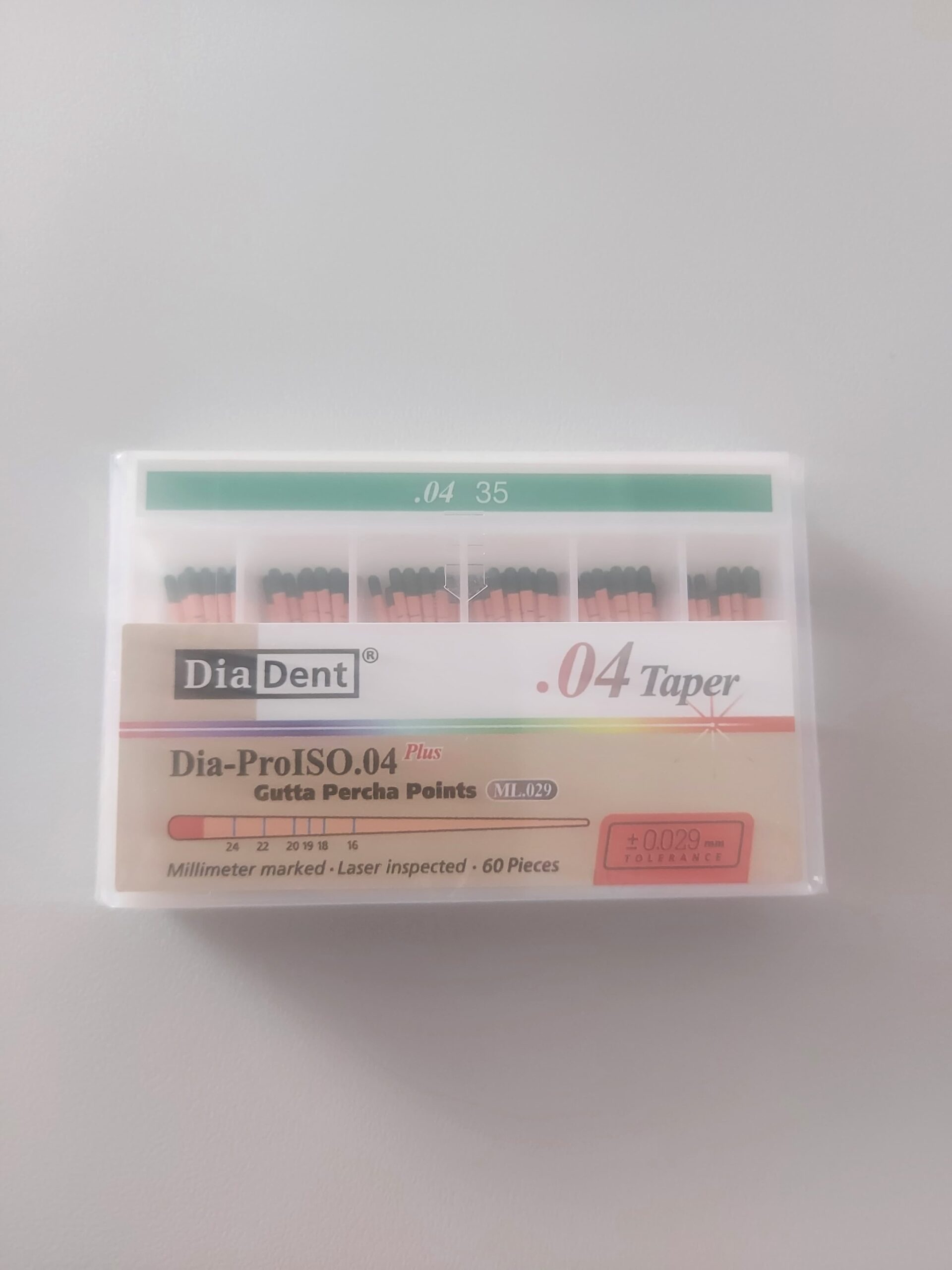 Diadent DIA-PROISO Açılı Gutta Percha Points .04 Açılı 35
