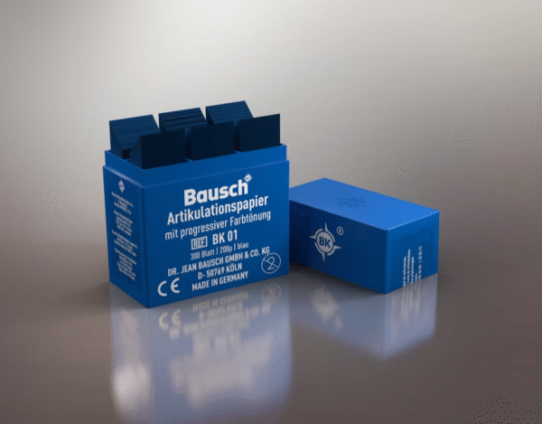 Bausch Artikülasyon Kağıdı 200 Mic 300'lük Kutu Mavi