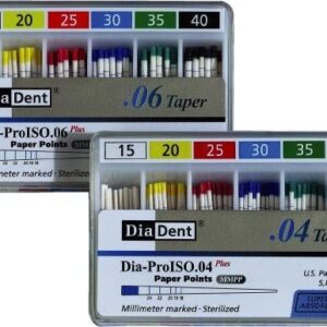 Diadent DIA-PROISO Açılı Paper Points .04 Açılı 15