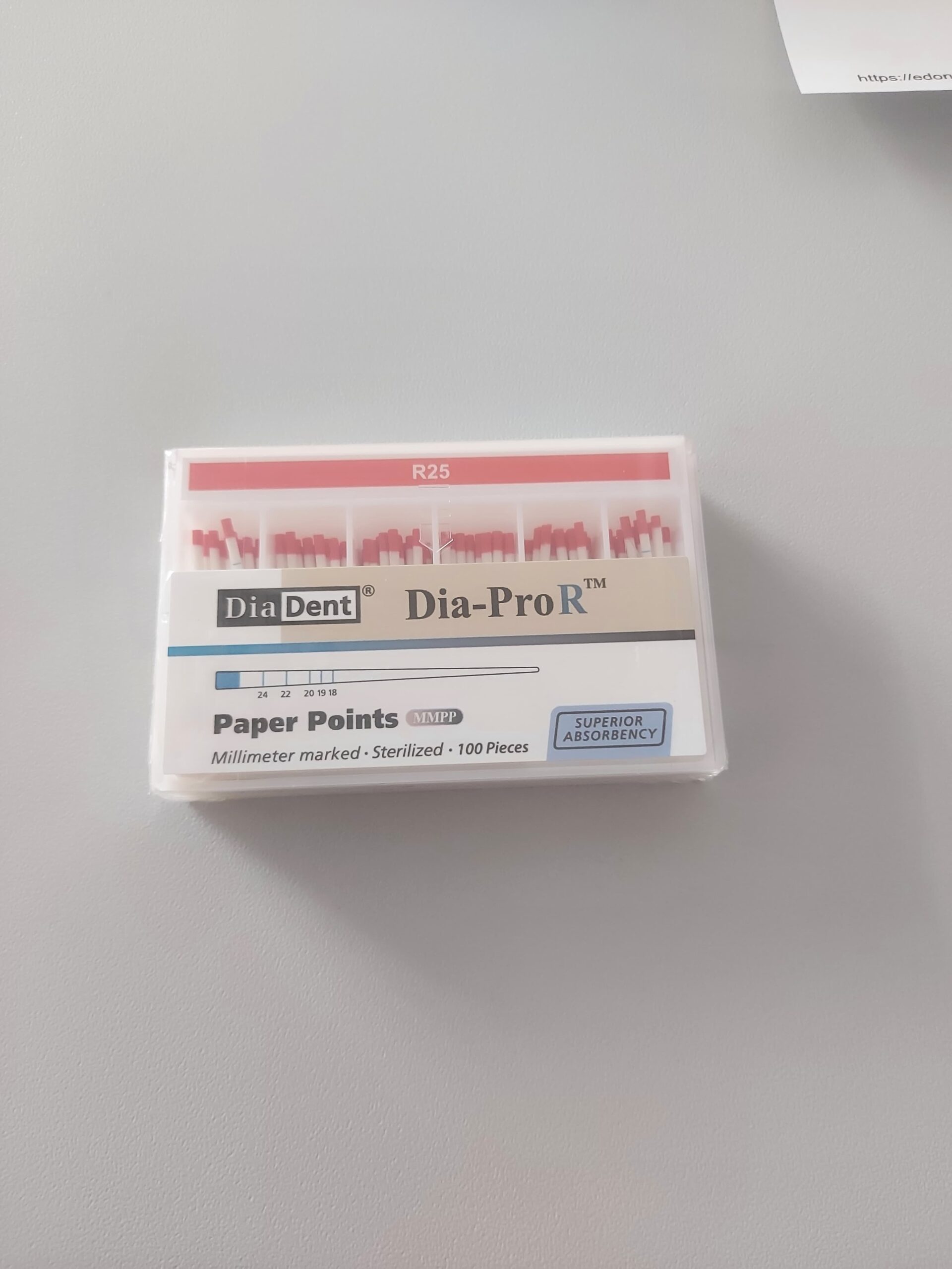 Diadent Dia-Pro R Paper Points - Resiproc Kanal Eğeleri İçin R25