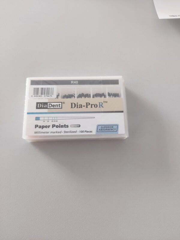 Diadent Dia-Pro R Paper Points - Resiproc Kanal Eğeleri İçin R40