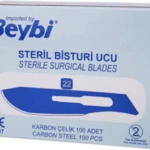 Beybi Bisturi Ucu 100 Adet No:22