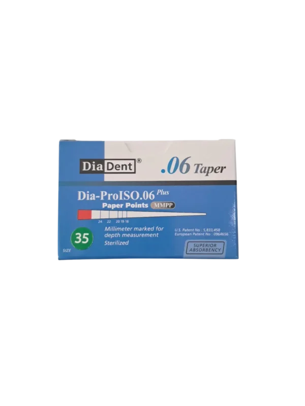 Diadent Dia-ProISO 06 - 35 Açılı Paper Points