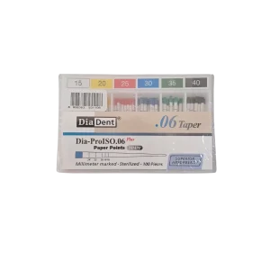 Diadent Dia-ProISO 06 - 15/40 Açılı Paper Points