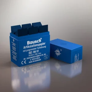 Bausch Artikülasyon Kağıdı 200 Mic 300'lük Kutu Mavi