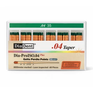 Diadent DIA-PROISO Açılı Gutta Percha Points .04 Açılı 35