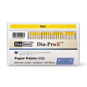 Diadent Dia-Pro R Paper Points - Resiproc Kanal Eğeleri İçin R50