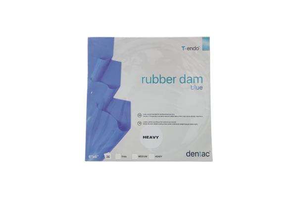 Dentac T-Endo Rubber Dam (Mavi) Heavy(Kalın)