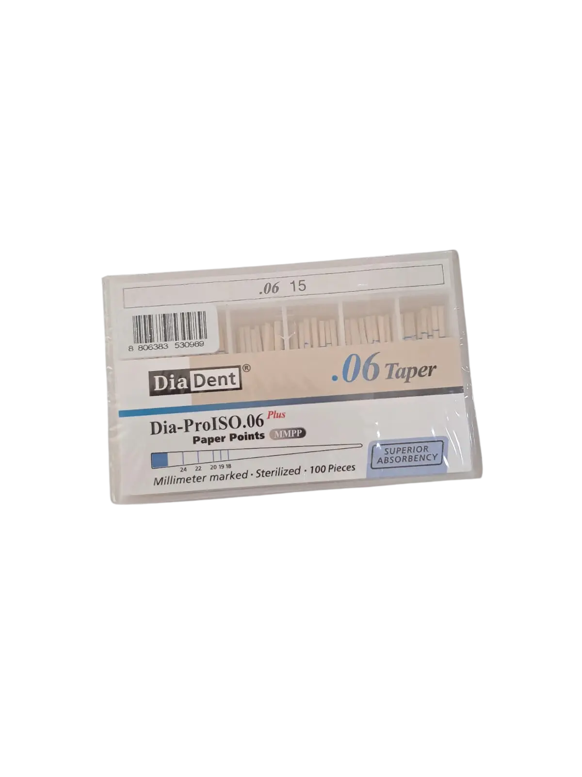 Diadent Dia-ProISO 06 -15 Açılı Paper Points