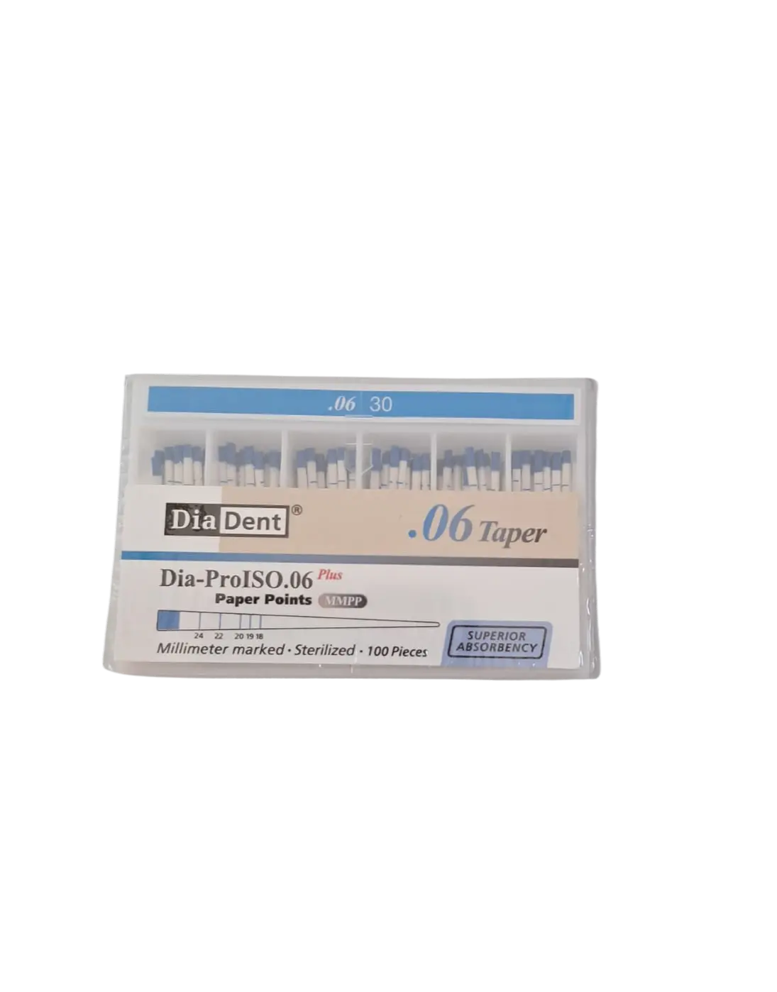 Diadent Dia-ProISO 06 - 30 Açılı Paper Points
