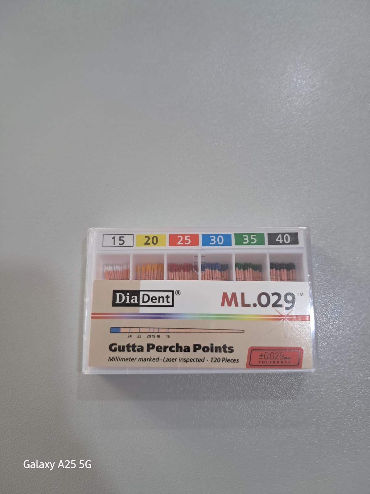 Diadent MM Marked Gutta Percha Points 15-40