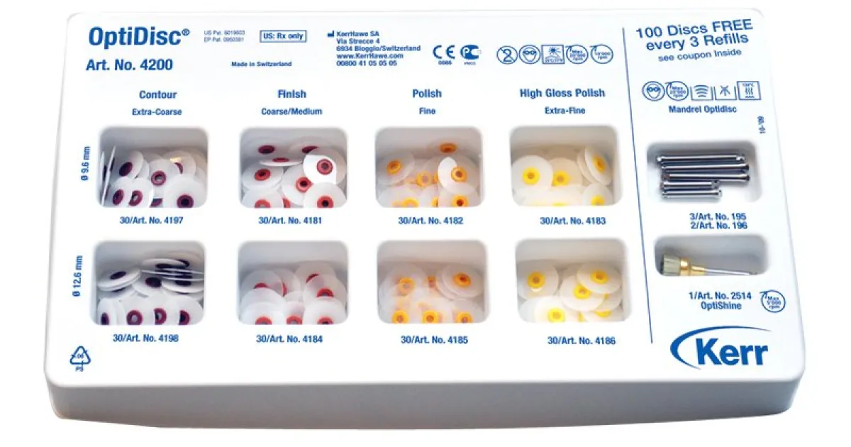Kerr OptiDisc Extra Coarse Asorti Kit 4200